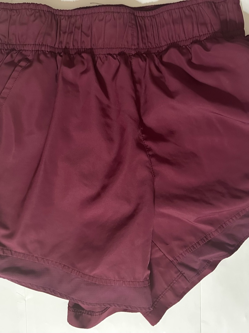 Athletic Works Women's Maroon Running Shorts